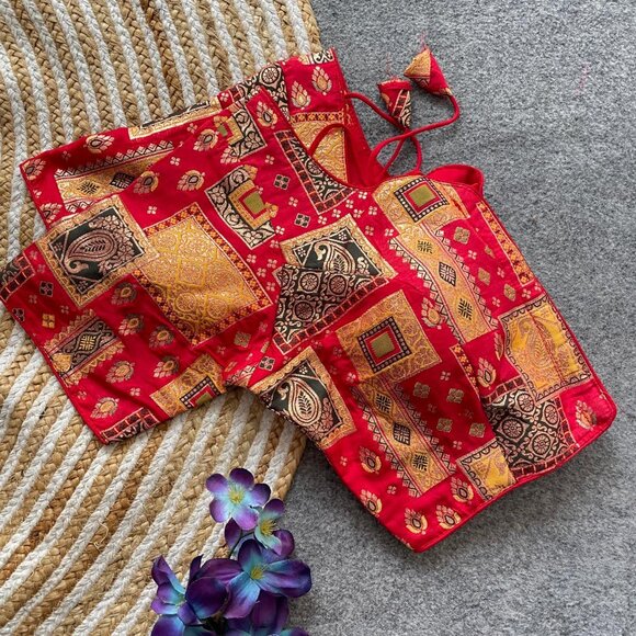 MULTI COLOR BLOUSE - Picture 10 of 16